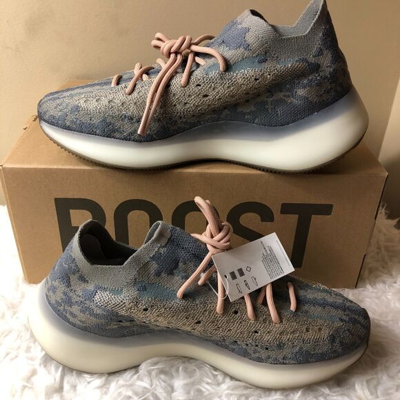 adidas Yeezy Boost 380 Mist Reflective FX9846 Size 4 - 14 - Picture 2 of 9
